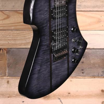 BC Rich Mockingbird Legacy ST Electric Guitar Black Burst w/ Floyd Rose image 2