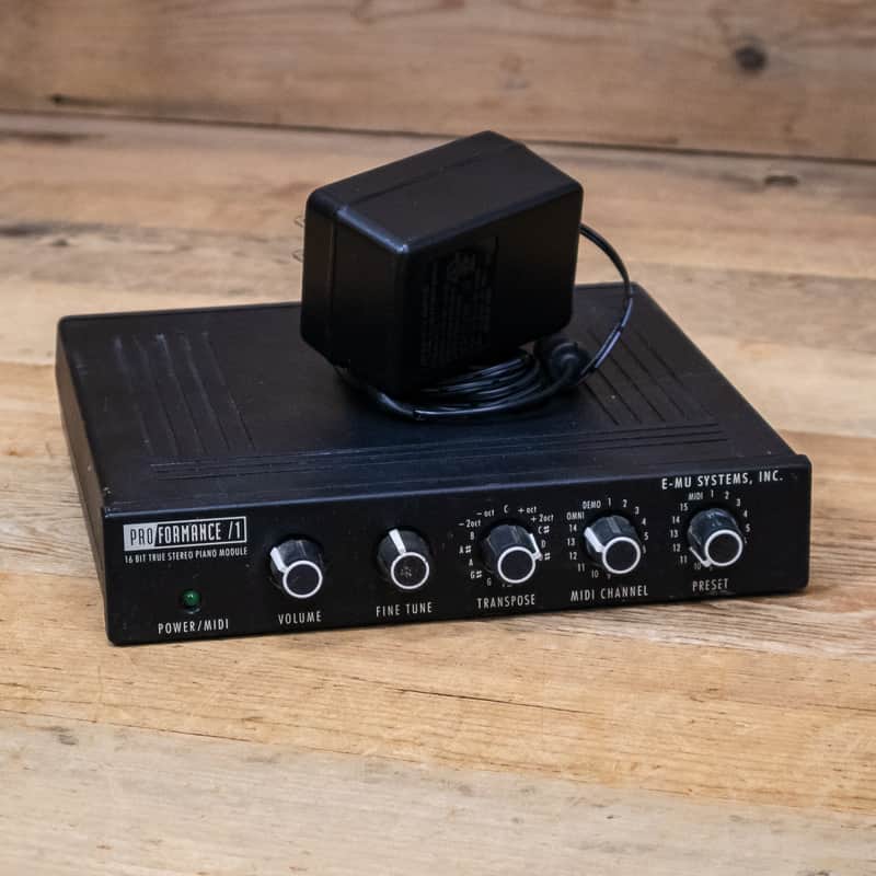 E-Mu ProFormance /1 Stereo Piano Module EMU Pro-Formance MIDI 9101 U284725 image 1