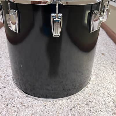 Ludwig Concert Toms 15” and 13” with Ludwig Double-Tom Stand - Black Cortex Finish image 19