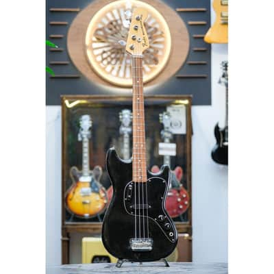 1980 Fender Musicmaster Bass black image 2