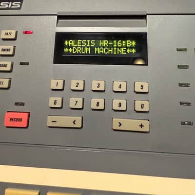 Custom Alesis HR-16 Linn Drum Eproms Sounds - LM-1, LM9000 Vintage Drum Machine - Green LED image 2