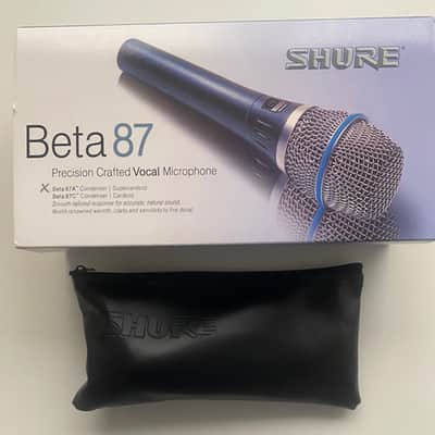 Shure BETA 87A Supercardioid Dynamic Mirophone - Present - Blue image 2