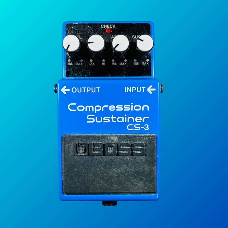 Boss CS-3 Compression Sustainer (Black Label) 1986 - 1992 Blue