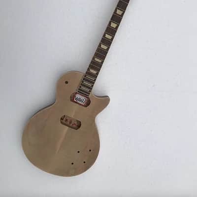 Mahogany Les Paul Style Guitar Body with Neck and Rosewood Fingerboard image 2