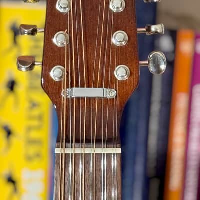 Excellent Fender California Series Villager 12-String + Fender Gig Bag, Aged Natural image 5