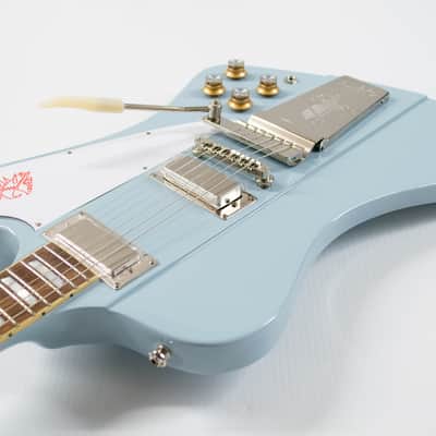 Epiphone 1963 Firebird V Electric Guitar - Frost Blue image 4