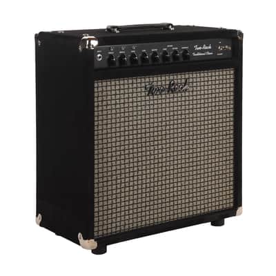 Two Rock Traditional Clean 40/20W 1x12 Combo Black Suede w/ Large Check Cloth image 2