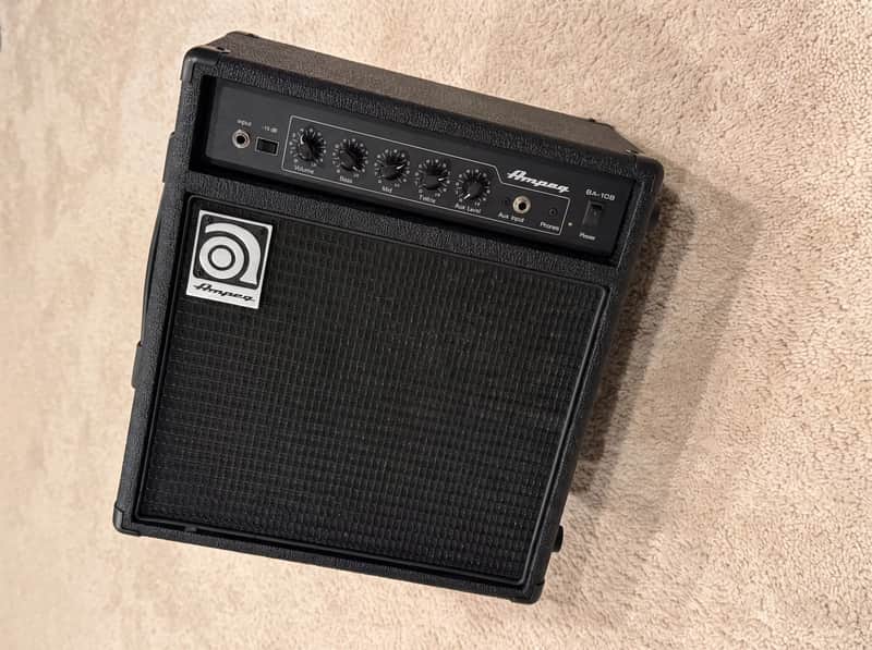 Ampeg BA-108 25W 1x8 Bass Combo Practice Amplifier 2013 - Black Tolex image 1