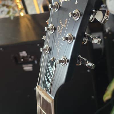 Gibson Mark Morton Signature Les Paul Modern Quilt 2026 - Translucent Ebony Burst Satin image 8