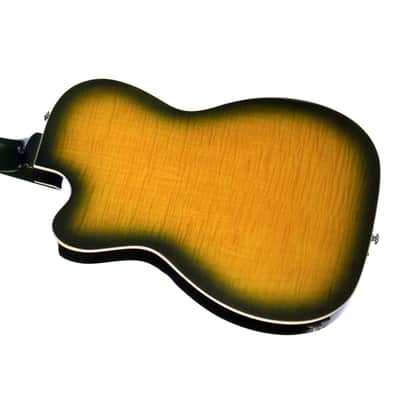Airline Guitars Tuxedo Dragonburst Flame image 4