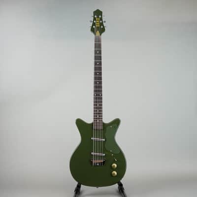 Danelectro Dan O. Cool Electric Baritone Guitar - Green image 2