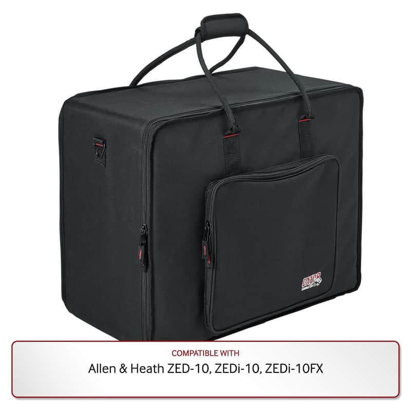 Gator Case for Allen & Heath ZED-10, ZEDi-10, ZEDi-10FX and 4 Microphones image 1