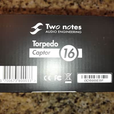 NEW UNOPENED Two Notes Torpedo Captor Loadbox / Attenuator / DI - 16 Ohm 2010s - Black image 4