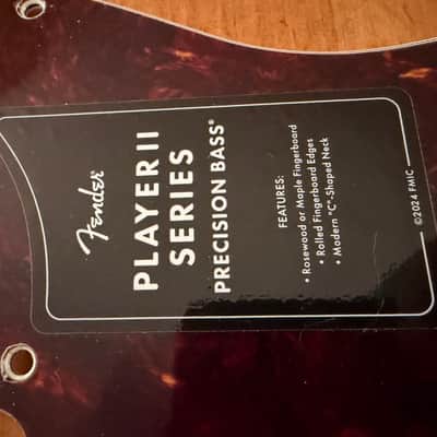 Fender Player II Precision Bass 2026 - loaded Pickguard open box image 2
