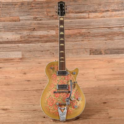 Gretsch Custom Shop Stephen Stern Masterbuilt G6128 Custom Shop Gold Paisley 2018 - Zac Brown image 4