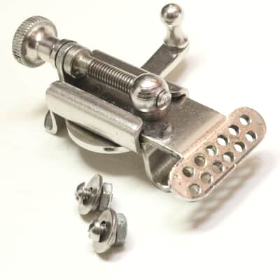 Ludwig P-338 Snare Drum Throw Off Strainer, "L" Logo Stamp, Nickel Plated - 1930s / INSPECTED & TESTED image 10
