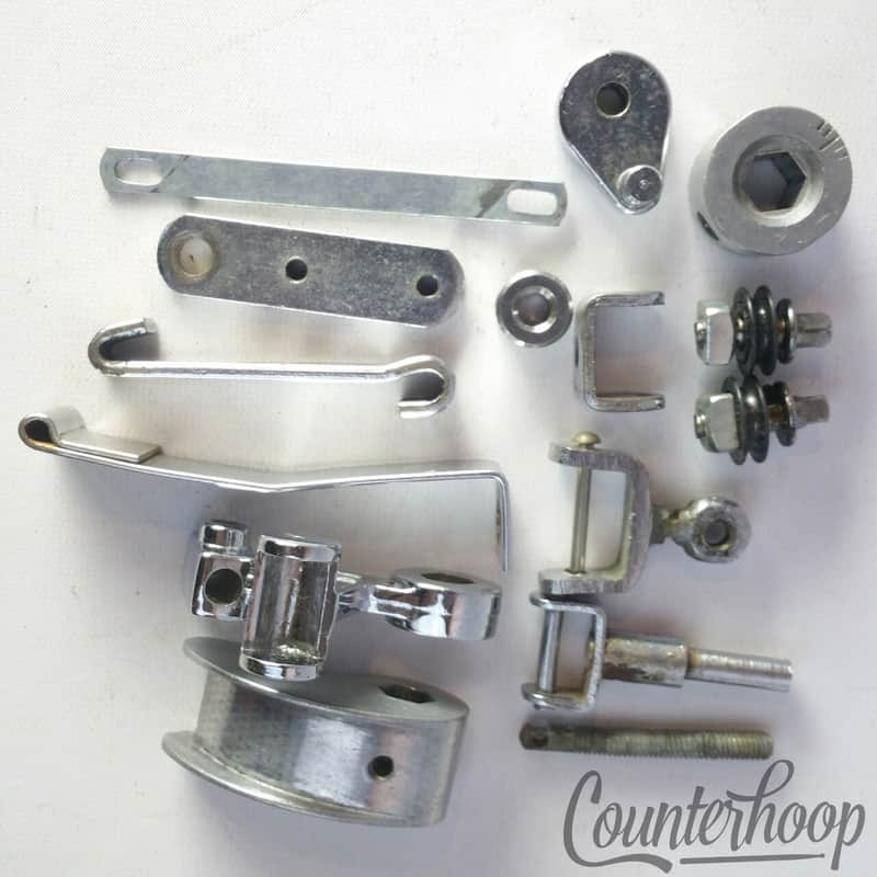 Slingerland Vintage Bass Drum Pedal Parts Lot Cam Assembly Pull Rod Hi-Hat Misc image 1