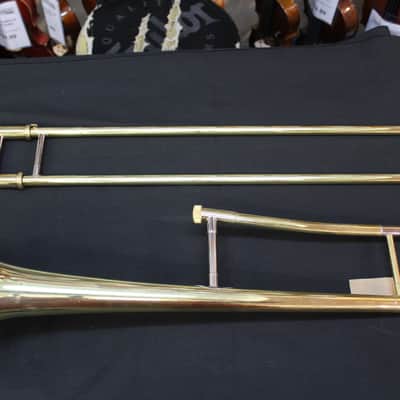 Yamaha YSL-354 Standard Trombone 2010s - Lacquered Brass image 3
