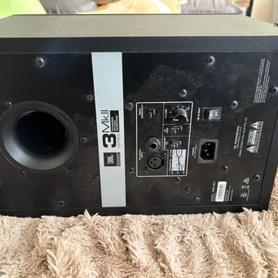 JBL 306P MkII 2-Way 6.5" Active Nearfield Studio Monitor (Single) 2010s - Black image 2