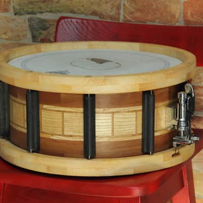 Dema Drums Custom Snare 14x6.5 all wood image 2