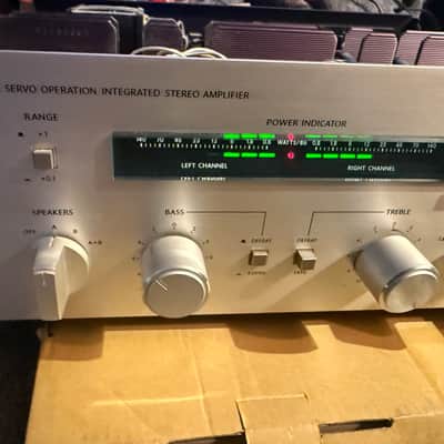 Vintage Onkyo A-7070 Stereo Integrated Amplifier Silver Japan 2Ch great working image 7
