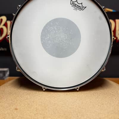 Yamaha Recording Custom 14x8" Snare Drum 1982 - 1991 - Black image 6