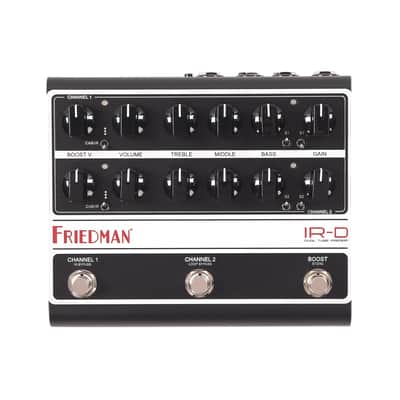 Friedman IR-D 2-Channel All-Tube High Voltage Preamp Pedal image 1