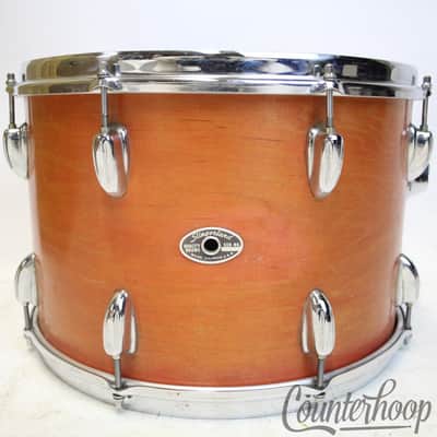 *Slingerland 15x10"Tom Drum 3-Ply Natural Maple"M"Stain Vintage 70s Set-O-Matic* image 1