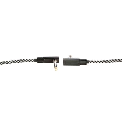 RockBoard Cable de Patch Flat Salt & Pepper Tweed - 10 cm image 2