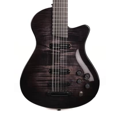Veillette Swift Series 12-String Baritone Guitar Transparent Black image 1