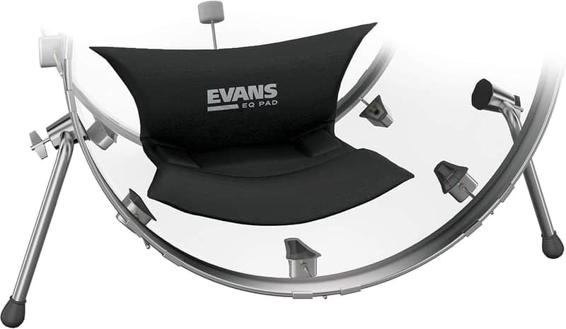 EQ Pad Bass Drum Dampeners - Bass Drum Sound Dampening - Attaches to Drum Shell - Adjustable, Hinged - Controls Attack & Sustain - Great for Close Drum Mics - 1 Multi-Use Pad image 1