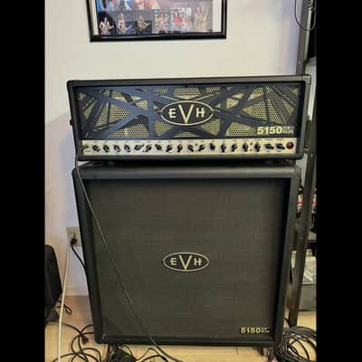 EVH 5150III EL34 100W HEAD WITH 4X12 CABINET 5150iii - Black image 2