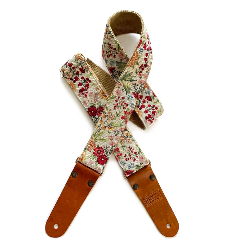 Denmark Street Straps Deluxe Guitar Strap - English Country Garden image 1