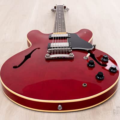 1997 Orville ES-335 Gibson-Licensed Semi-Hollow Guitar Cherry, Japan Terada image 11