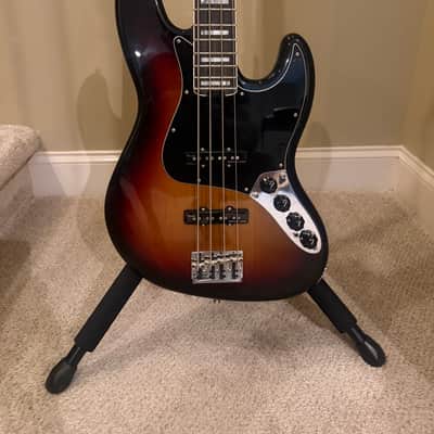 Fender American Elite Jazz Bass with Ebony Fretboard 2016- 2019 - 3-Color Sunburst image 1
