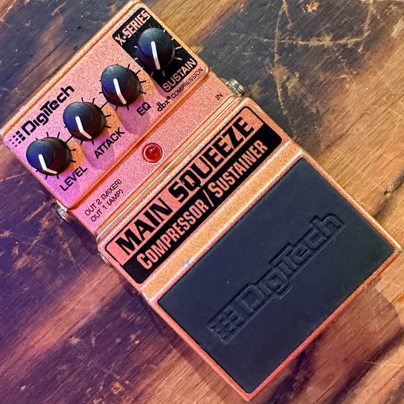 DigiTech MAIN SQUEEZE コンプレッサー DigiTech Main Squeeze Compressor Sustainer Pedal | Reverb