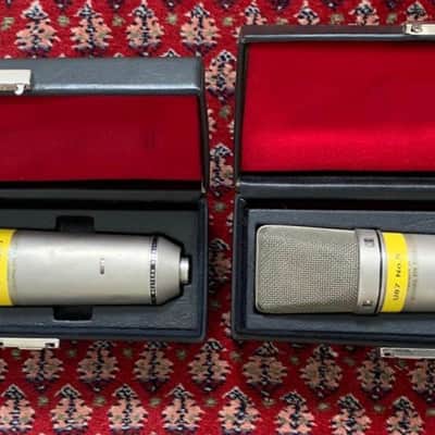 Consecutive pair of vintage Neumann U87 ex Britannia Row Studios (Pink Floyd) image 9