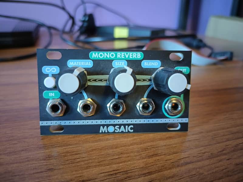 Mosaic Mono Reverb 1u 2020s - Black image 1