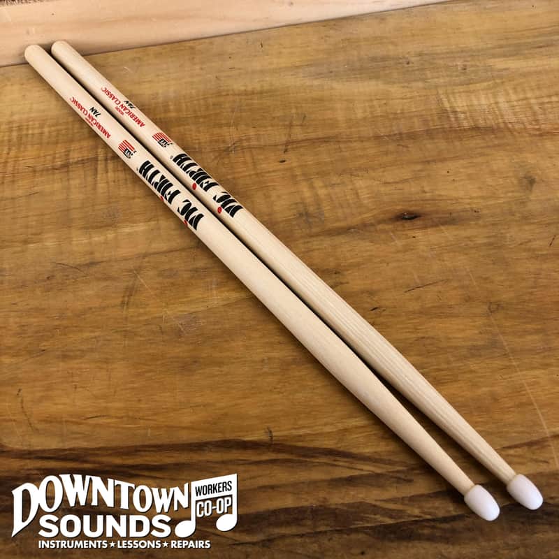 Vic Firth 7A American Classic Nylon Tip Sticks - Hickory (Pair) image 1