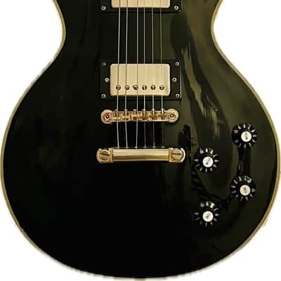 Crestline Les Paul Custom Made in Japan by Matsumoku 1970’s - Gloss Black image 1