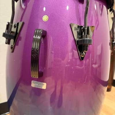 ~NEW!~ LP Latin Percussion LP552X-TS Tony Succar Signature 12-1/2" New Zealand Pine Tumbadora in Rainbow Lacquer with Black Nickel Hardware & Black Skyn Head image 6
