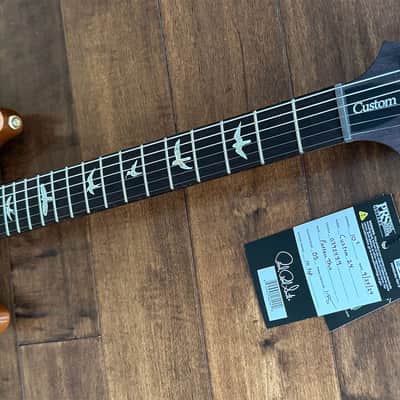 PRS Custom 24 Electric Guitar Yellow Tiger Hybrid Package Pattern Thin 10-Top 0392439 image 7