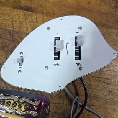 Vintage RARE New Old Stock 1972 Harmony Rebel H81 Loaded Pickguard Wiring Harness DeArmond Gold Foil Pickup Slider Switches Luthier Guitar Parts image 3
