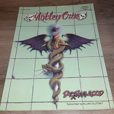 MOTLEY CRUE - DR. FEELGOOD - GUITAR TAB BOOK - TABLATURE - MUSIC SONGBOOK DR image 1