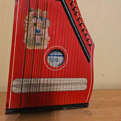 Jubel Tone Zither folk musical instrument 27 strings Musima Germany Vintage image 2