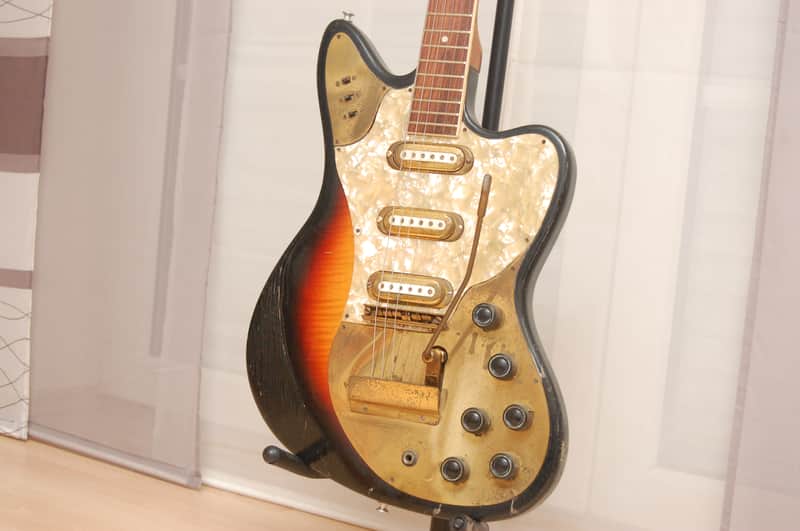 Framus Golden Strato de Luxe 5/168-54 gl – 1963 German Solidbody Guitar Gitarre natural relic image 1