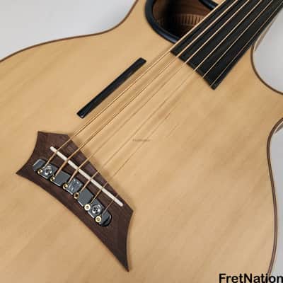 Warwick Alien 6-String Fretless Acoustic Bass Guitar Fishman 7.62lbs 8673-21 image 8