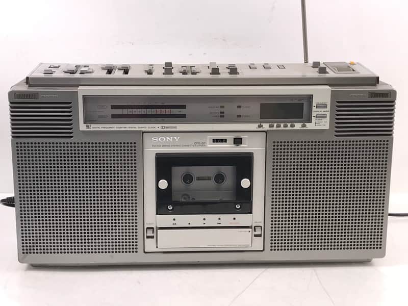 Sony CFS-D7 Rare Vintage Boombox Cassette Recorder | Reverb