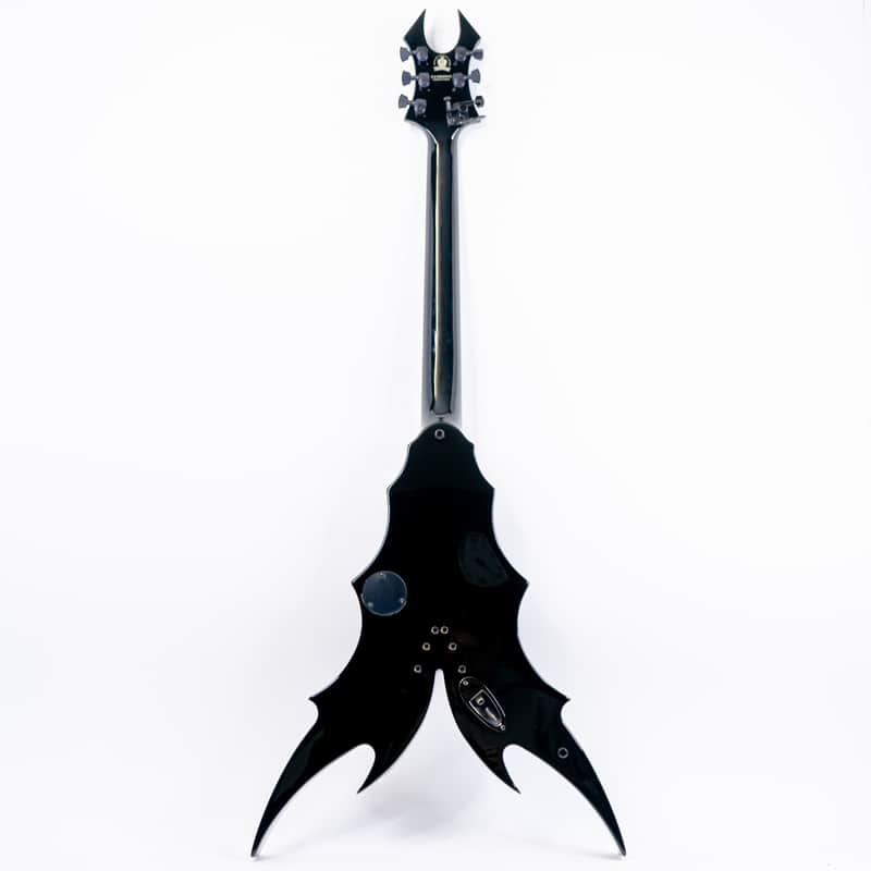 2011 B.C. Rich Draco Black w/ D-Xtender, String-Thru Bridge