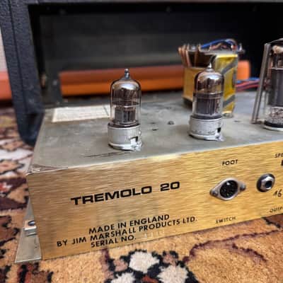Vintage 1970 Marshall Tremolo 20 20w 2022T *RARE* Valve Amplifier Head *Clean* image 19